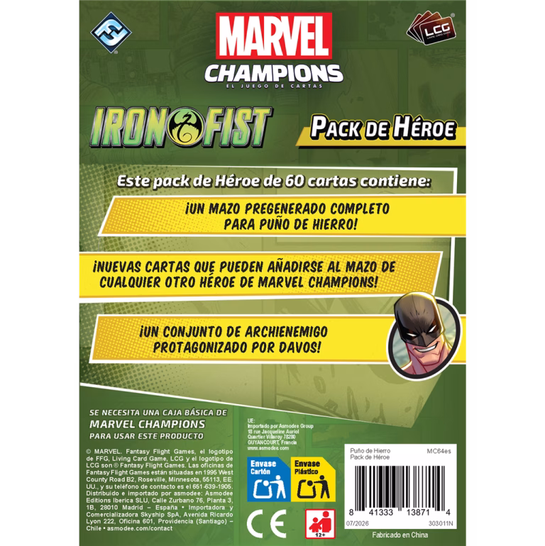 Marvel Champions - Iron Fist - Imagen 2